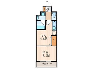 アスヴェル京都四条西院(509)の物件間取画像